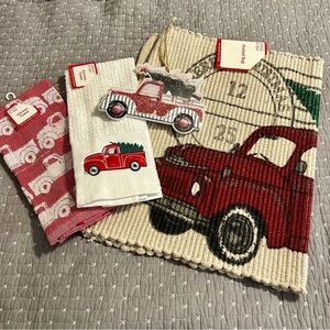 Holiday Truck Decor Set (4 pc)